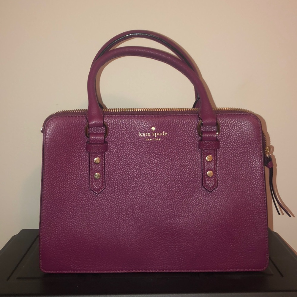 Kate Spade burgundy handbag!